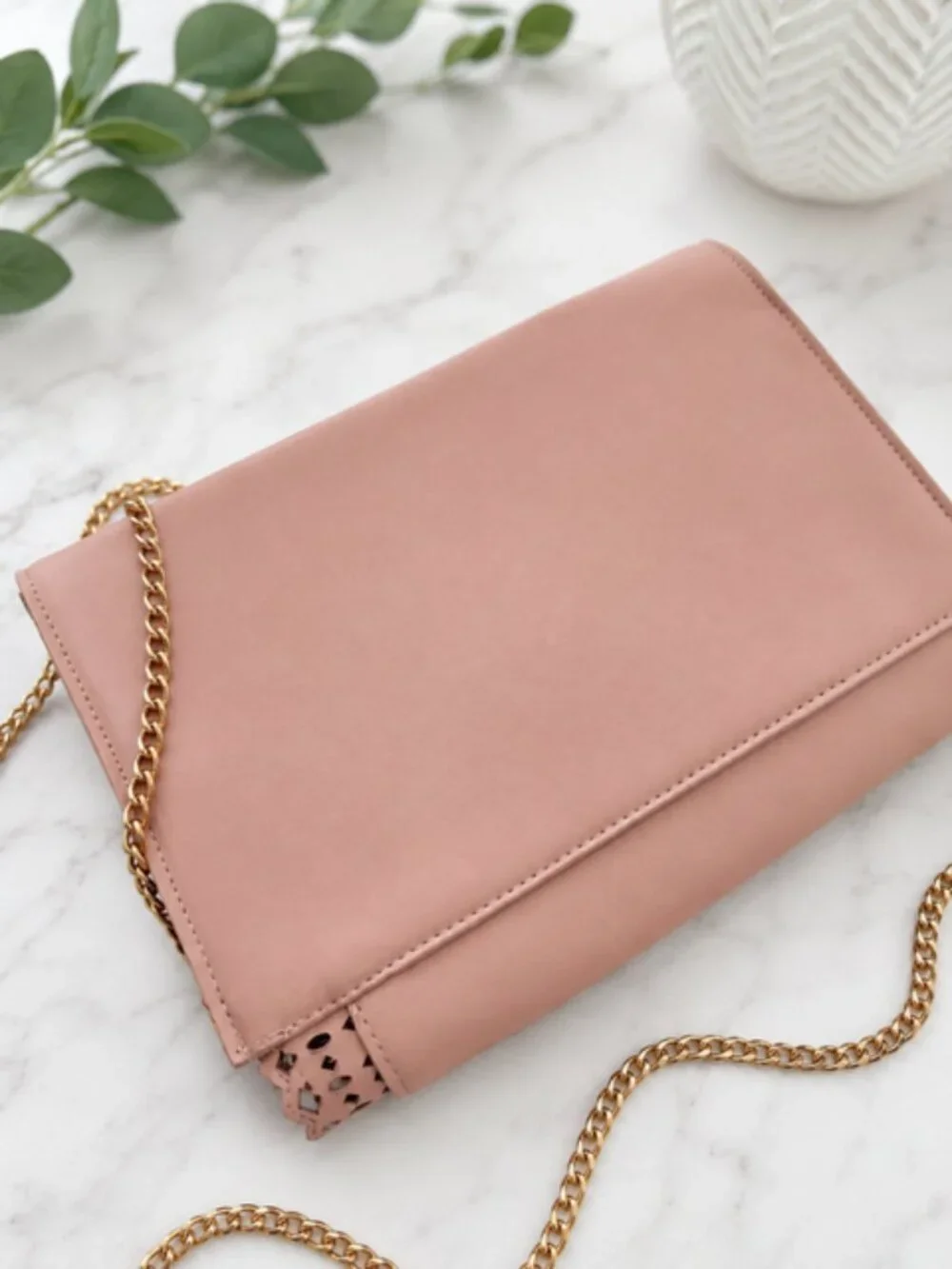A New Day Blush Pink Crossbody/Clutch Purse – Excellent Condition